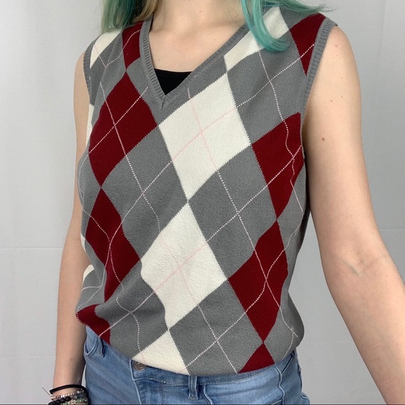 Argyle sweater vest - Picture 4 of 5